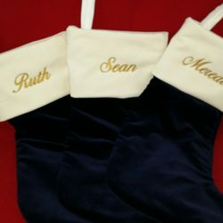 That Embroidery Guy - Christmas Stocking Examples