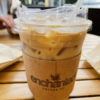 Enchanted Coffee - Strawberry shortcake latte - Amazing - Coffee & Tea Near Me - Brea, California