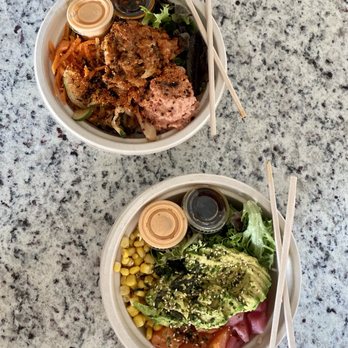 POKE by Love Art - The Bev and Magma bowls - Poke Near Me - Boston, Massachusetts