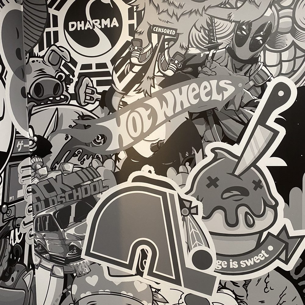 Dough co. - a wall full of stickers - Donuts Near Me - Gatineau, Quebec Dough co. - a wall full of stickers - Donuts Near Me - Gatineau, Quebec