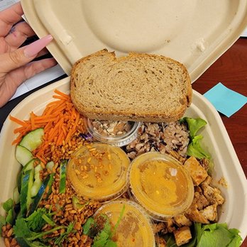 sweetgreen - Healthy Salads, Wraps, and Bowls - Crispy rice bowl with the miso sesame ginger dressing. Delicious!!! - Salad Near Me - Miami, Florida