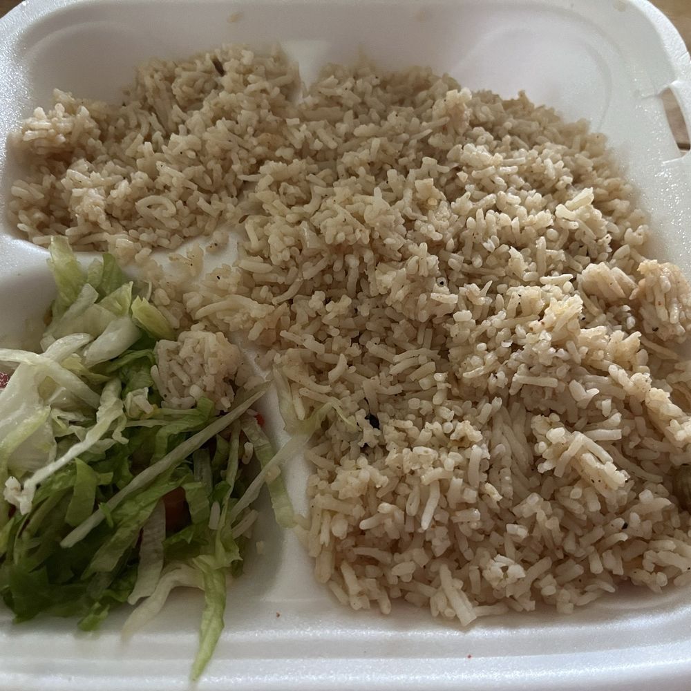 Bismillah Cafe  - Rice that came with the butter chicken - Indian Near Me - Atlanta, Georgia