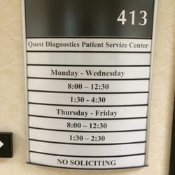 Quest Diagnostics - Patiently waiting...