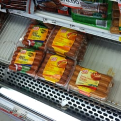 Pick ‘n Save - The nasty shelf that the brats and franks sit on.   (photo taken 10/21/2013)
