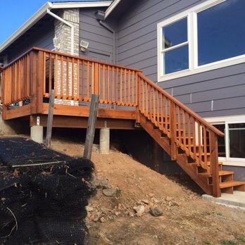 Harmes Home Improvements - New side deck and stairs - General Contractors Near Me