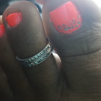 Caroline's Nails Spa - Sloppy paint :( - Nail Salons Near Me - Modesto, California Caroline's Nails Spa - Sloppy paint :( - Nail Salons Near Me - Modesto, California