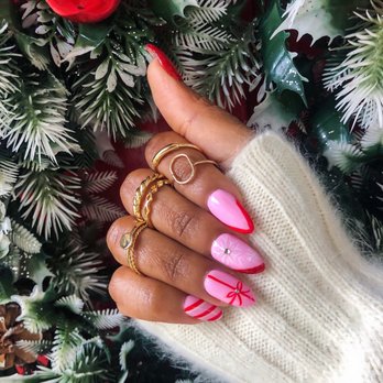 La Dea Nails - Holiday nails by Michelle - Nail Salons Near Me - Old Bridge, New Jersey