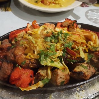 Himalayan Kitchen - Mixed tandoori platter, really big portion - Himalayan/Nepalese Near Me - Santa Barbara, California