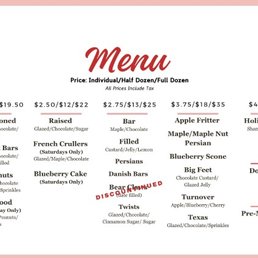 Online menu, May 2025 Online menu, May 2025