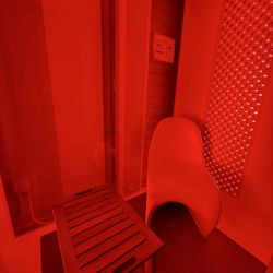 The Recovery Room - Inside of the HaloRed booth