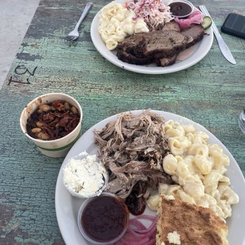 RedPoint BBQ - Pulled pork $15 with sides of cornbread, Mac n cheese and beans - Cocktail Bars Near Me - Campton, Kentucky