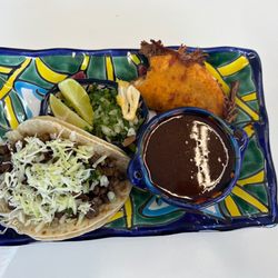 Karavela's Mexican and Peruvian Food - Quesabirria and taco!