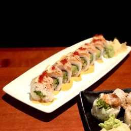 two plates of sushi two plates of sushi