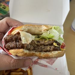 Jack In The Box - Jack Double sandwich, fresh and decent