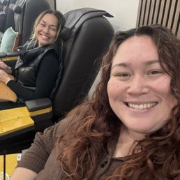 Inside nail salon massage chair. Inside nail salon massage chair.