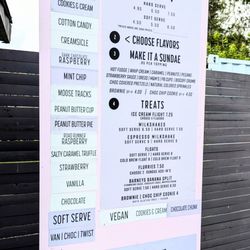 Menu board