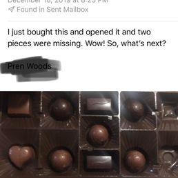 a box of chocolates on a table a box of chocolates on a table