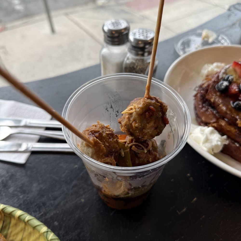 Griddle And Rice - Beef meatball skewers - Breakfast & Brunch Near Me - Philadelphia, Pennsylvania Griddle And Rice - Beef meatball skewers - Breakfast & Brunch Near Me - Philadelphia, Pennsylvania
