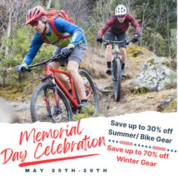 Mountain Life Supply - Memorial Day Celebration. May 25th thru May 29th 2023!