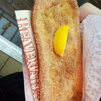 BeaverTails Niagara Falls - Cinnamon, Brown sugar, and Lemon....around 6 CAD. - Desserts Near Me - Niagara Falls, Ontario