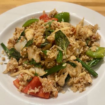 Bangkok House Too - Basil Fried Rice (GF) - Thai Near Me - Moab, Utah Bangkok House Too - Basil Fried Rice (GF) - Thai Near Me - Moab, Utah