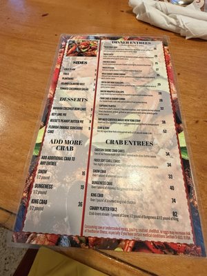 Menu photo 2 Crabbys Stuart, FL