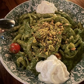 Alpana - pistachio pesto pasta - New American Near Me - Chicago, Illinois