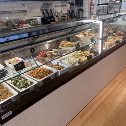 Prepared items at the cafe