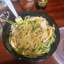 Spicy Cold Noodles With Chicken