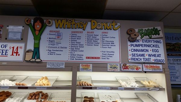 Menu photo 5 Whitney Donut and Sandwich Shop Hamden, CT Menu photo 5 Whitney Donut and Sandwich Shop Hamden, CT