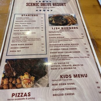 Scenic Drive Resort - July 2026 menu. - Resorts Near Me - Iron River, Wisconsin Scenic Drive Resort - July 2026 menu. - Resorts Near Me - Iron River, Wisconsin