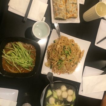 101 Noodle Express - Dan dan noodles, fish ball soup, beef roll and chicken stir fry noodles - Chinese Near Me - Alhambra, California