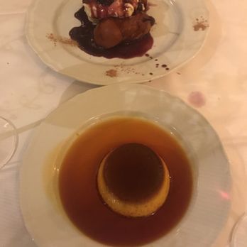 Bistrot della Pesa - Creme flan - and - pears with ice cream and red wine sauce - Lumbard Near Me - Milan, Michigan Bistrot della Pesa - Creme flan - and - pears with ice cream and red wine sauce - Lumbard Near Me - Milan, Michigan