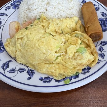 Tin Fu Restaurant - Scramble egg with shrimp and Rice lunch special - Chinese Near Me - Hayward, California