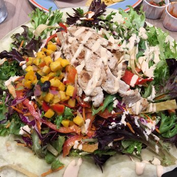 Dos Coyotes Border Cafe - Yucatan Chicken Salad - absolutely huge and can feed two people! Black beans, jicama, mango salad nice. Chicken slightly dry. - Tex-Mex Near Me - San Ramon, California Dos Coyotes Border Cafe - Yucatan Chicken Salad - absolutely huge and can feed two people! Black beans, jicama, mango salad nice. Chicken slightly dry. - Tex-Mex Near Me - San Ramon, California
