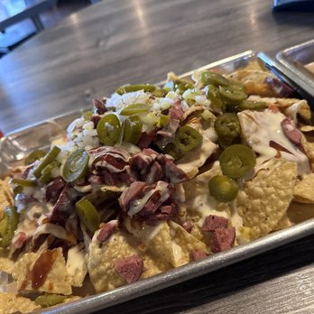 Stack City BBQ & Beer - BBQ NACHOS- TRAY - Barbeque Near Me - Austin, Texas Stack City BBQ & Beer - BBQ NACHOS- TRAY - Barbeque Near Me - Austin, Texas