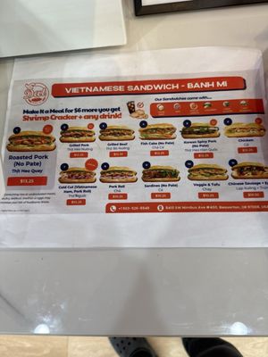Menu photo 2 Dat Banh Mi Beaverton, OR Menu photo 2 Dat Banh Mi Beaverton, OR