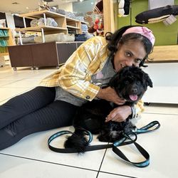 Healthy Spot - Santa Monica - Me and my buddy Ace