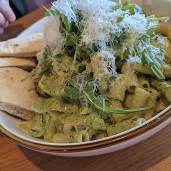 Centro Cali Brewing - Pesto artichoke penne - Breweries Near Me - Bakersfield, California