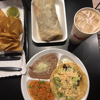 Lucha Libre - Their burrito was actually bigger than the size of the drink cup!! - Mexican Near Me - San Diego, California