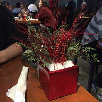 HP Cafe - Festive holiday table centerpieces caught our eye! - New American Near Me - Sedona, Arizona HP Cafe - Festive holiday table centerpieces caught our eye! - New American Near Me - Sedona, Arizona