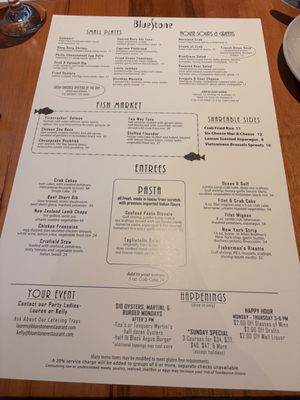 Menu photo 2 Bluestone Restaurant  Timonium, MD