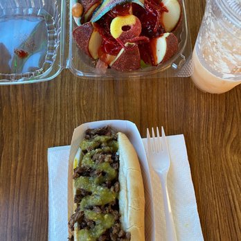 Chamoy’s Snack Bar - Hot dog with fajita and salsa verde on top. Agua Fresca de melon. Manzana loca - Hot Dogs Near Me - Pasadena, Texas Chamoy’s Snack Bar - Hot dog with fajita and salsa verde on top. Agua Fresca de melon. Manzana loca - Hot Dogs Near Me - Pasadena, Texas