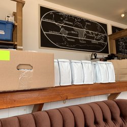 Early Bird Coffee - A big order being prepped.