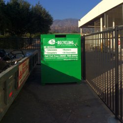 City of Monrovia Public Works - E-recycling bin