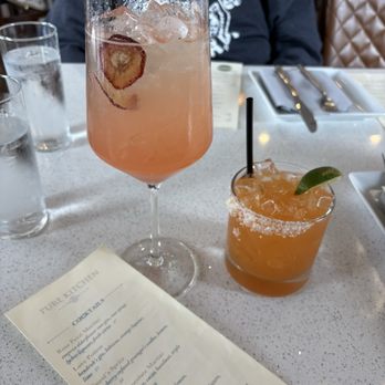 Pure Kitchen and Market - Cupids spritz and spicy carrot margarita - Wine Bars Near Me - Jenks, Oklahoma Pure Kitchen and Market - Cupids spritz and spicy carrot margarita - Wine Bars Near Me - Jenks, Oklahoma