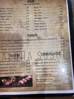 Menu photo 2 Aloha Sushi Folsom, CA