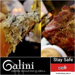 Galini Greek Kouzina & Grill - Cheesy Spanakopita, savoury grilled Greek ribs!  Oh nom,nom,nom.