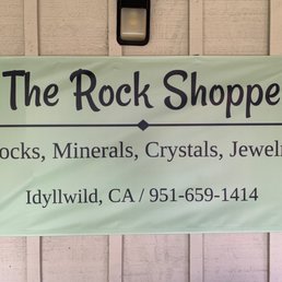 Rock shoppe banner. Rock shoppe banner.
