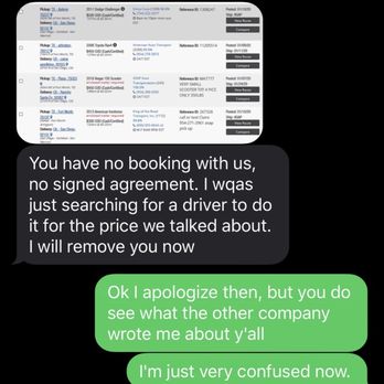 TCI Logistics - Alice Bailey recurved proof right here that I hadn't hired another broker but still accused me and closed my shipment in the middle of it - Vehicle Shipping Near Me - Grayslake, Illinois